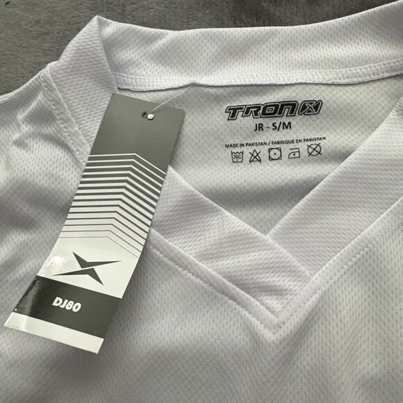 New TronX Hockey White Jersey Size Juniors JR S/M Lot of 5 NWT DJ80 Small Medium - Picture 6 of 9